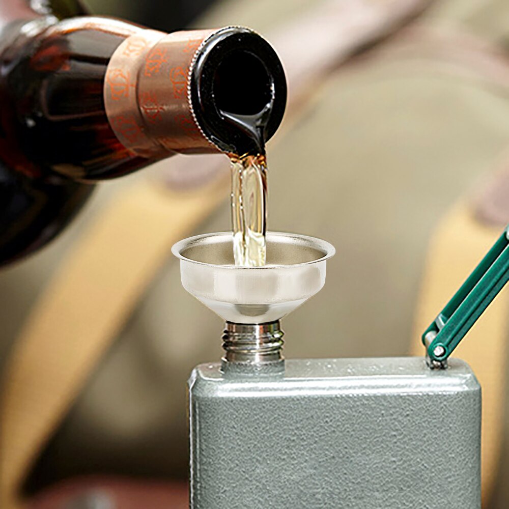 Petite bouche entonnoirs Bar bouteille à vin entonnoir Mini acier inoxydable pour le remplissage de bouteilles à bouche étroite