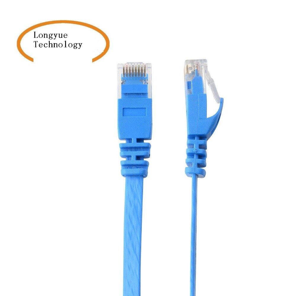 10pack 1.5m 5ft cable CAT6 Flat UTP Ethernet Network Cable RJ45 Patch LAN cable