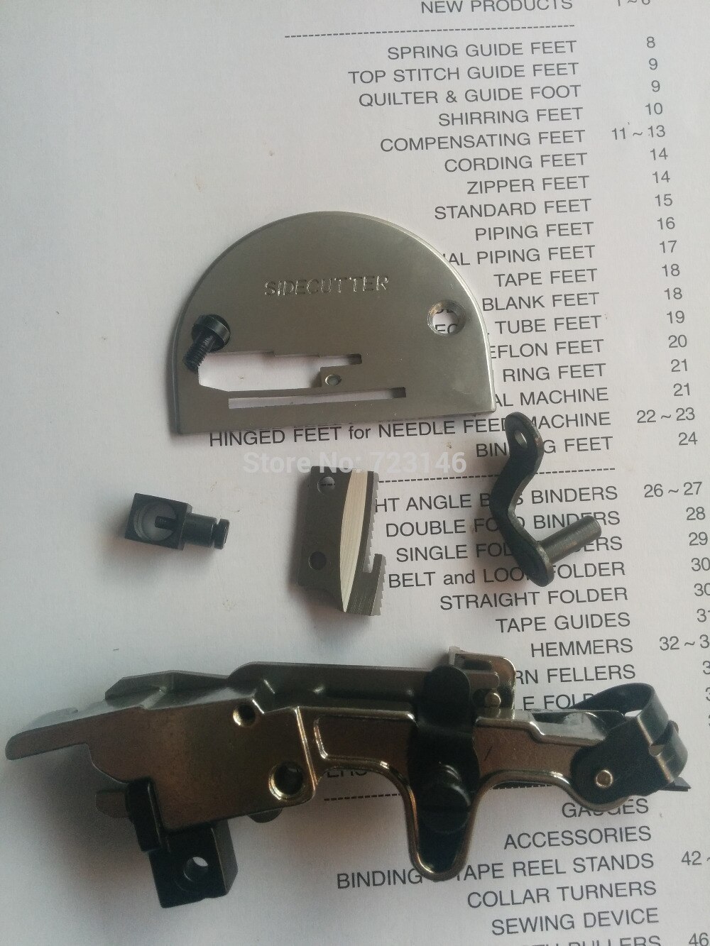 5 in 1 side cutter Industry Sewing Machine Presser Foot feet side cuftter for95k 96k Singer Pfaff Juki