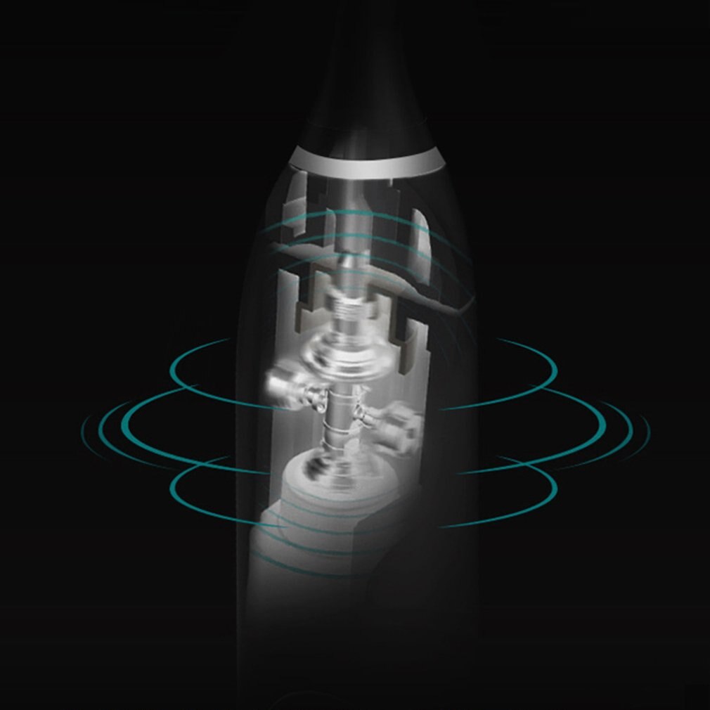 Three In One Electric Toothbrush High Frequency Vibration Dupont Soft Bristles Protect Gums Adjustable Tension In Gear 1 Pcs