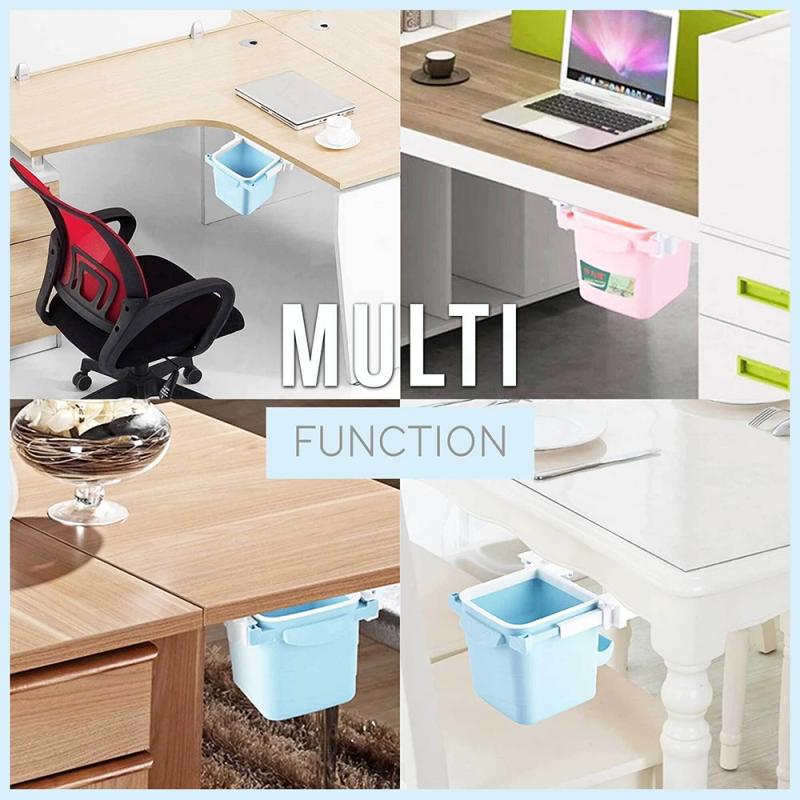 Poubelle cachée tirage Invisible poubelle rétractable bureau ménage Table tiroir poubelle poubelle murale suspendue