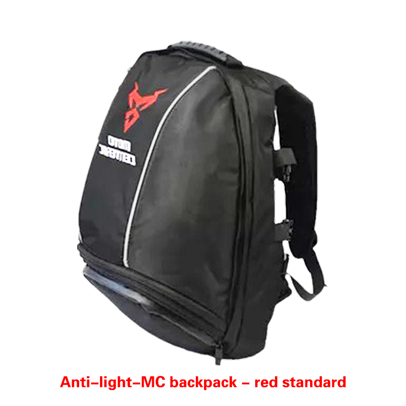 Bolsa trasera para motocicleta, mochila multifuncional duradera para asiento trasero de motocicleta, de alta capacidad, nueva: red logo