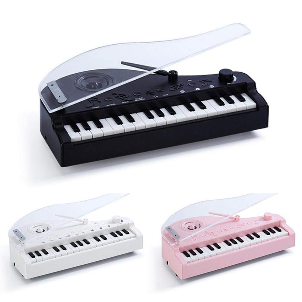 Mini Piano de música HD para llamadas de voz, teclado de luz de inducción con carga USB, juguete para niños, Juguetes Educativos de aprendizaje para niños