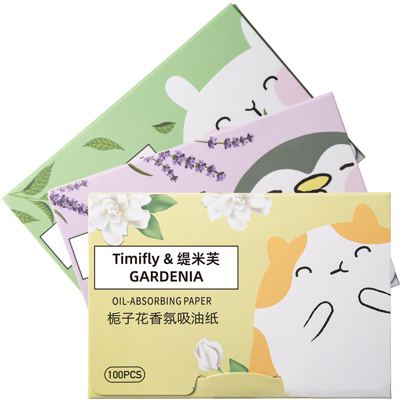 Papel de limpieza Facial para hombres y mujeres, papel absorbente de aceite de 100 piezas, Control de grasa, pañuelos rectos para la cara