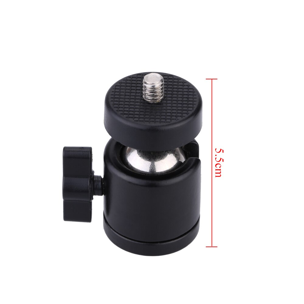 Andoer Mini Ball Head 1/4 "Mount voor Camera Statief voor SB800 SB900 580EX II Flash