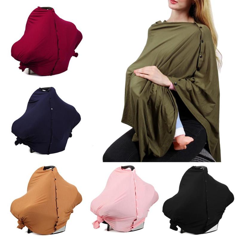 Populær ammende amning dække baby tørklæde spædbarn bilsæde baldakin klapvogn graviditet barsel påklædning privatliv slid