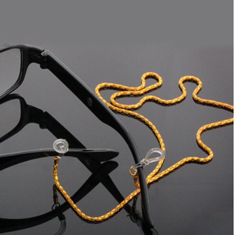 60 CM Sliver Wit Goud Zwart Leesbrillen Bril Zonnebril Brillen Lenzenvloeistof Chain Neck Cord Strap Touw