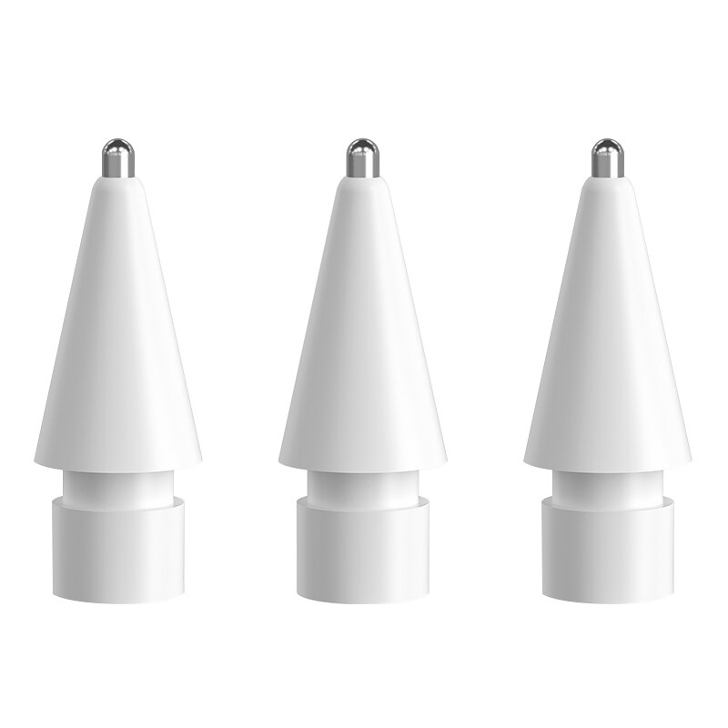For Apple Pencil Tip Replacement For Apple Pencil 1st &amp; 2nd, High Sensitivity Nib For Apple Pencil Spare Tips Nib 애플펜슬 펜촉: 3PCS 3xMetal Tip