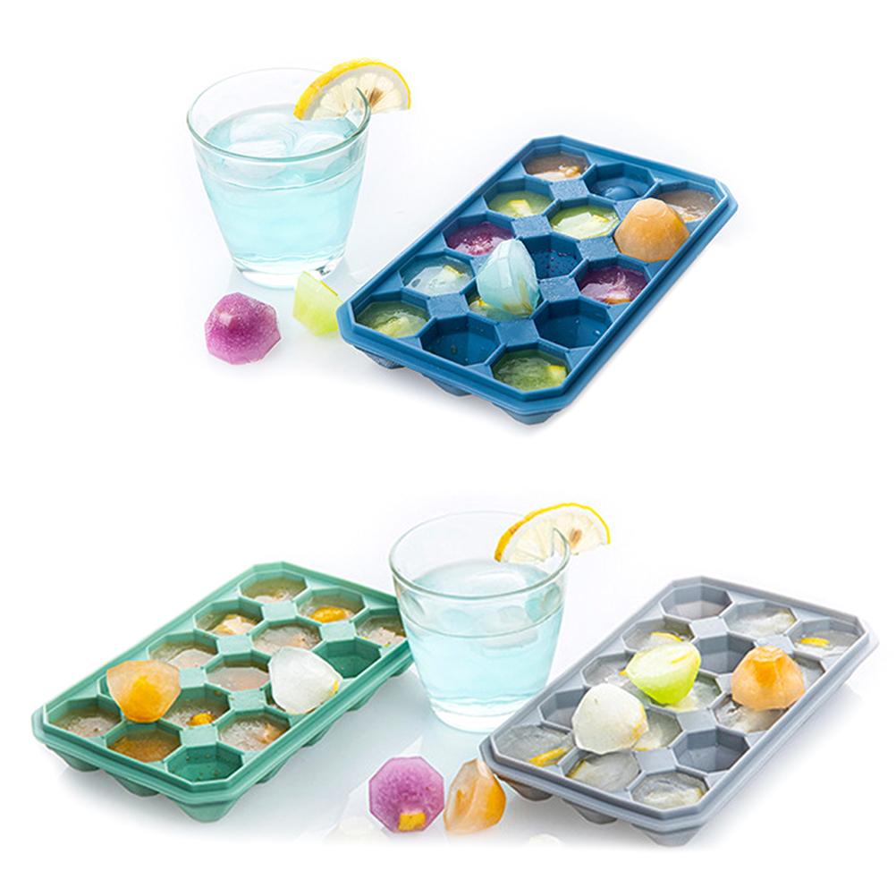 15 Lattice Diamond Ice Tray Cube Mold Whiskey Maker Ice Cream Molds Form Chocolate Mold For Party Bar Ice Mold Silicone Ice Cube