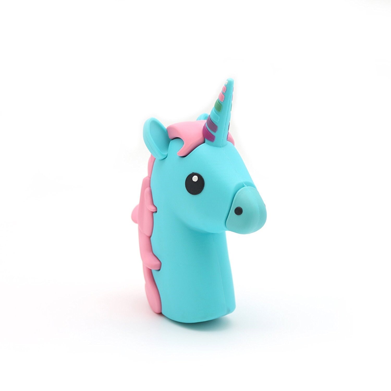 Mojipower batterie externe pour téléphone portable, 2600 mAh powerbank, amusant, coloré, , forme licorne