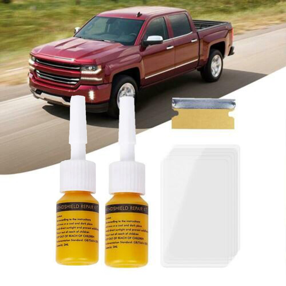 Glass Repair Fluid Kit Curing Strip Replacement Ca... Grandado