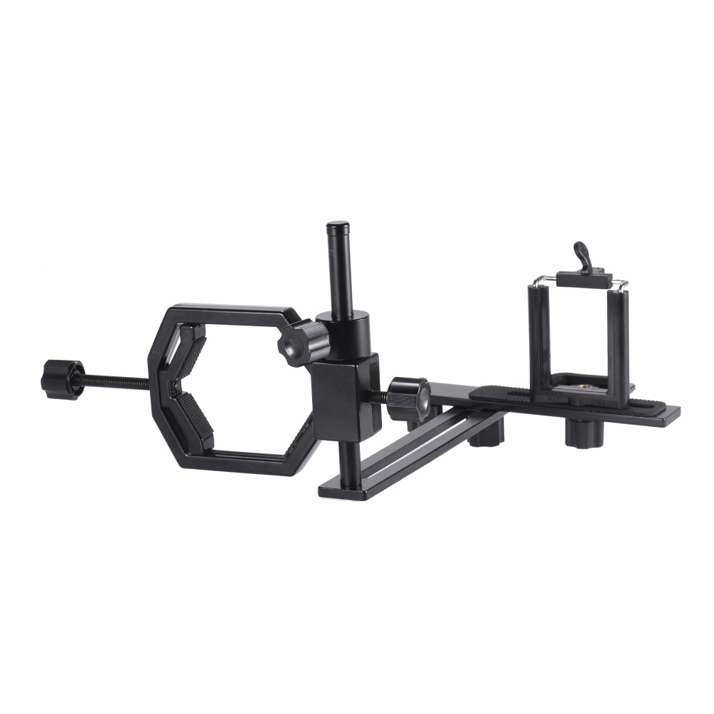 Andoer Universal- Metall Teleskop Telefon Digitalkamera montieren Adapter Halterung Smartphone Halfter Clip für Fernrohr für SmartPhone