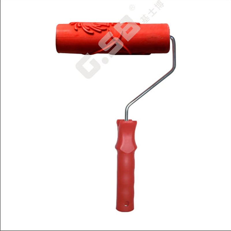 7 "Inch Roller Behang Roller Verf Tool Sets Wall Art Decor Verf Rollers 3d Rubber Vloeibaar Behang NO.140