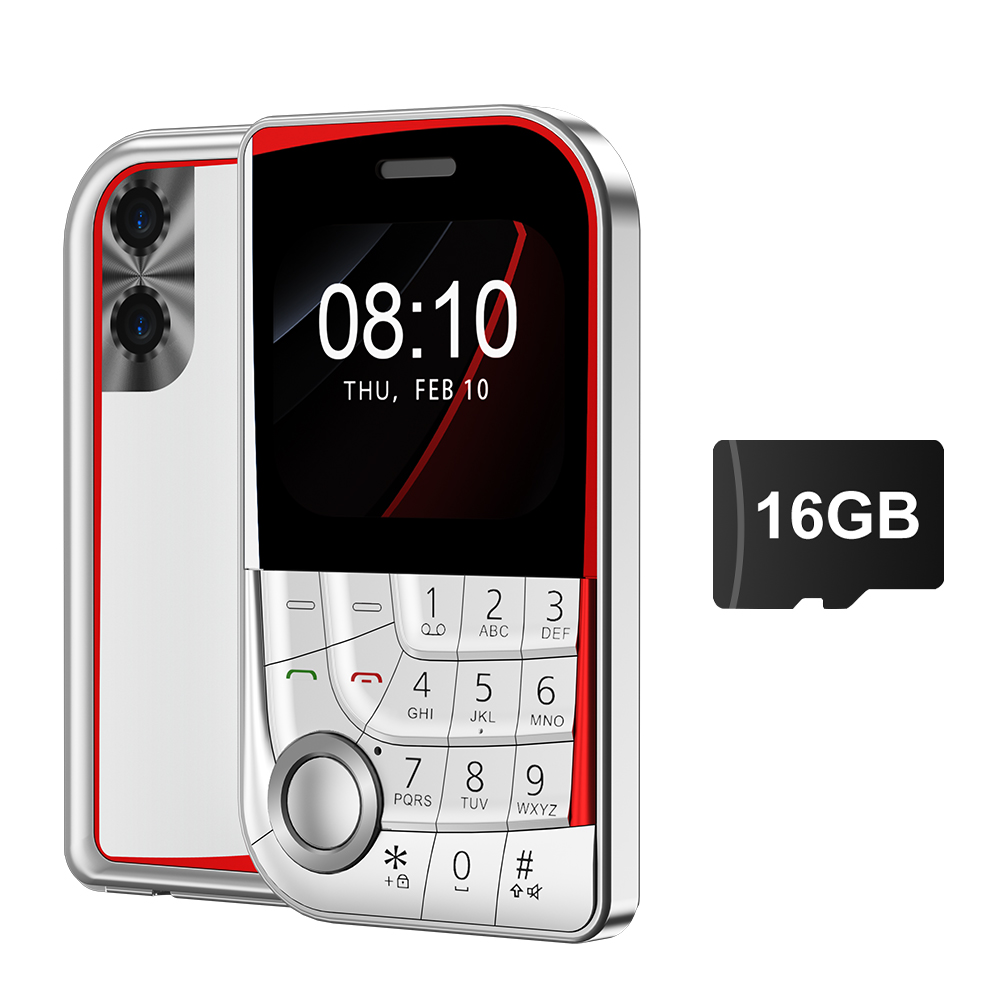 Tarjeta de teléfono SERVO V10, pantalla de 2,01 ", 2G, GSM, Dual SIM, en espera, MP3/MP4, velocidad de voz mágica, botón de antorcha, teléfonos móviles pequeños