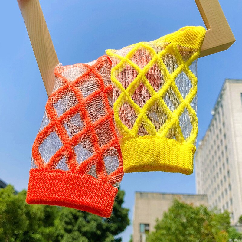 Kristall socken kinder Kurze baumwolle Weiche baby sommer socken für mädchen jungen Atmungs dünne 1-8 jahre kinder gitter socken