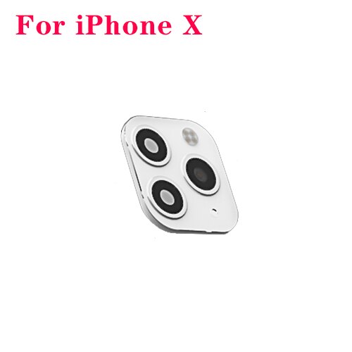 Orsda Metal Camera Lens Seconds Change for iPhone 11 Pro Lenses Ring Cover Sticker For iPhone X XS MAX Rear lente para celular