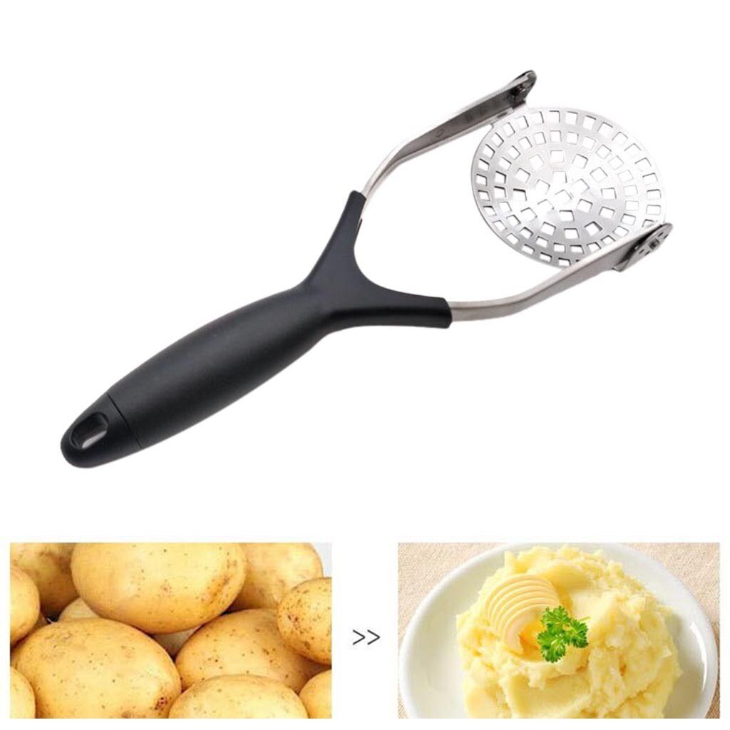 Stainless Steel Pusher Potato Masher Foldable Movable Potato Pressing Tool Potato Puree Vegetable And Fruit Tool Crusher #20