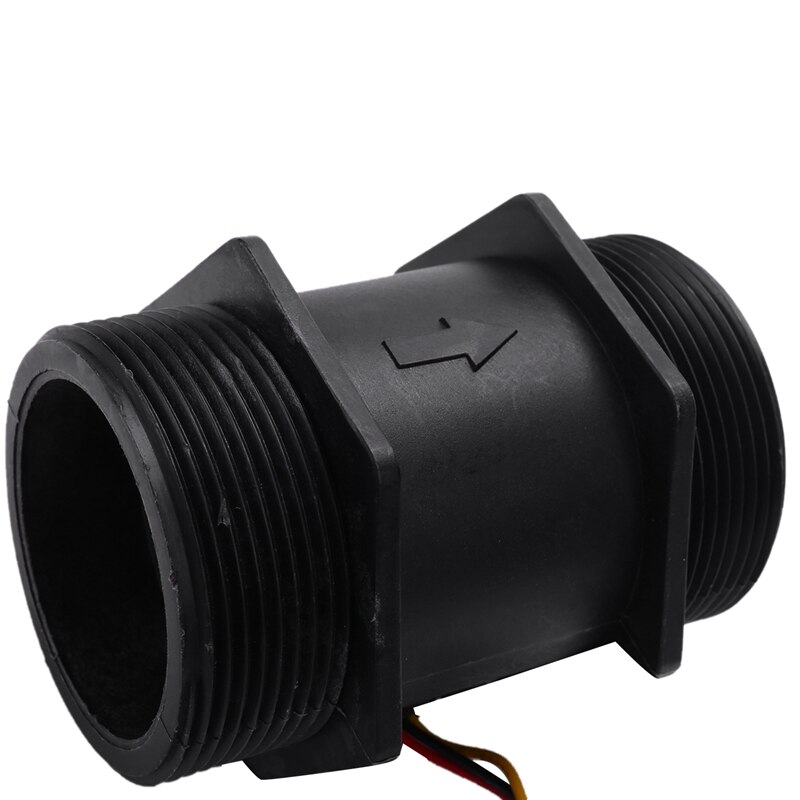 DN50 Plastic Hall Turbine Water Flow Meter Sensor 2 Inch Flow Sensor 5-250L/Min