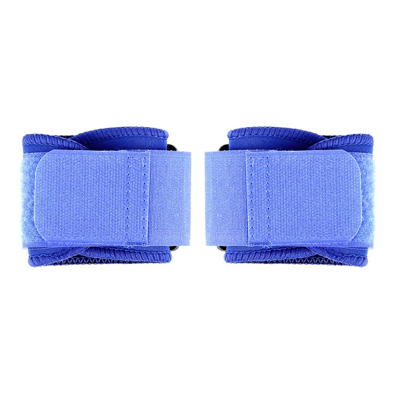 Sport-schutz-handgelenkbänder für fitnessstudio, crossfit, bodybuilding, gewichtheben, boxen, volleyball und basketball: Blau