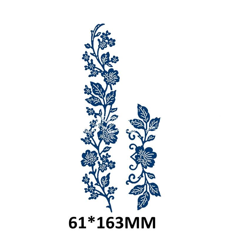 Troqueles de corte de hojas de vid de flores de madera silvestre para bricolaje álbum de recortes papel confección de tarjetas suministros para manualidades: Picture 5