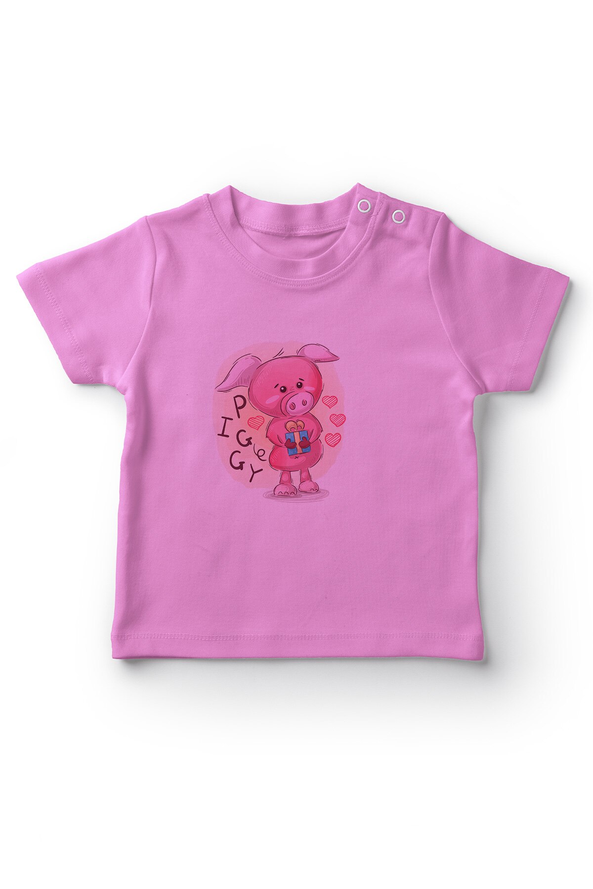 Angemiel, para bebé, campo feliz cerdo, camiseta rosa para niña