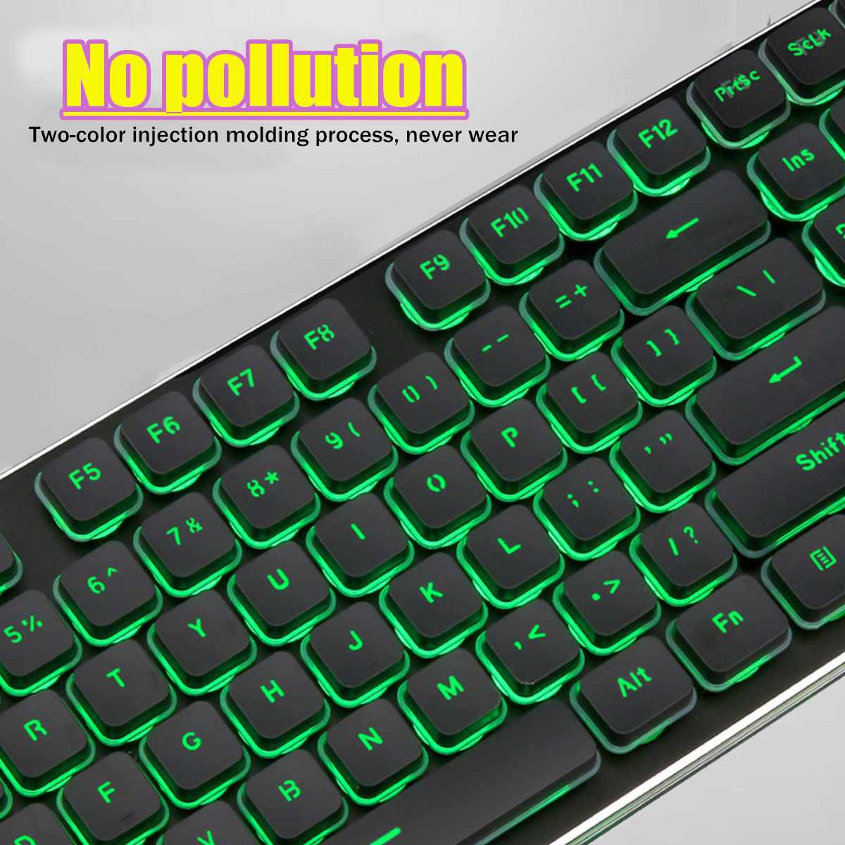 2.4G Wireless Backlit Silent Keyboard and Combo For PS4 Home Office Laptop Desktop Ergonomic Waterproof Wireless Keyboard