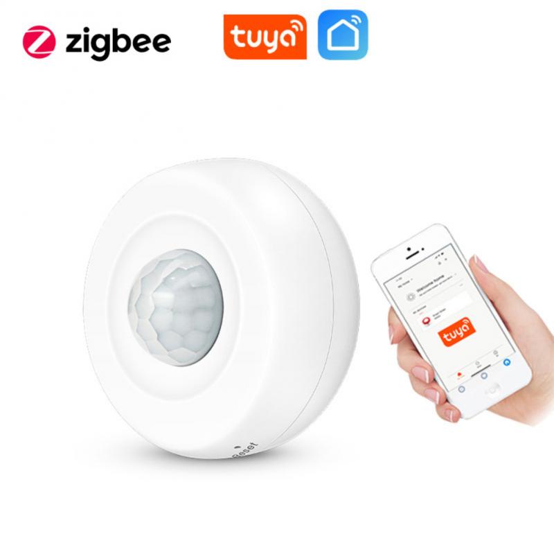 Tuya Smart Zgb Motion Sensor Draadloze Passief Infrarood Detector Security Inbraakalarm Sensor Tuya App Controle Smart Home