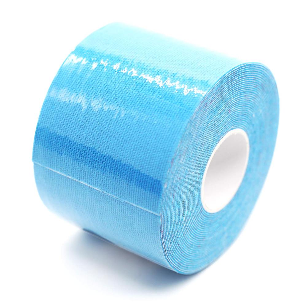 PRIOR-Cinta de FITNESS para ejercicios de Yoga, Aro aéreo de Fitness, anillos de aro Lyra, 5 metros x 5cm: Tape (Blue)