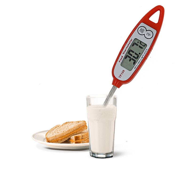 Digital Food Thermometers With Long Stainless Steel Probe Kitchen Thermometer Instant Read For Kitchen Outdoor Cooking BBQ