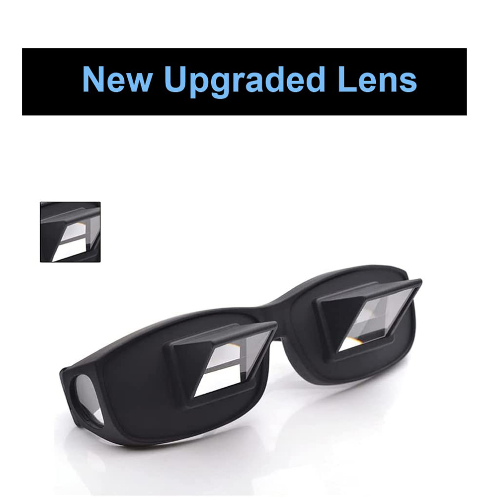 Amazing Lazy Periscope Horizontal Reading Books Sit Glasses On Bed Lie Down View TV Myopia Usable Prism Spectacles