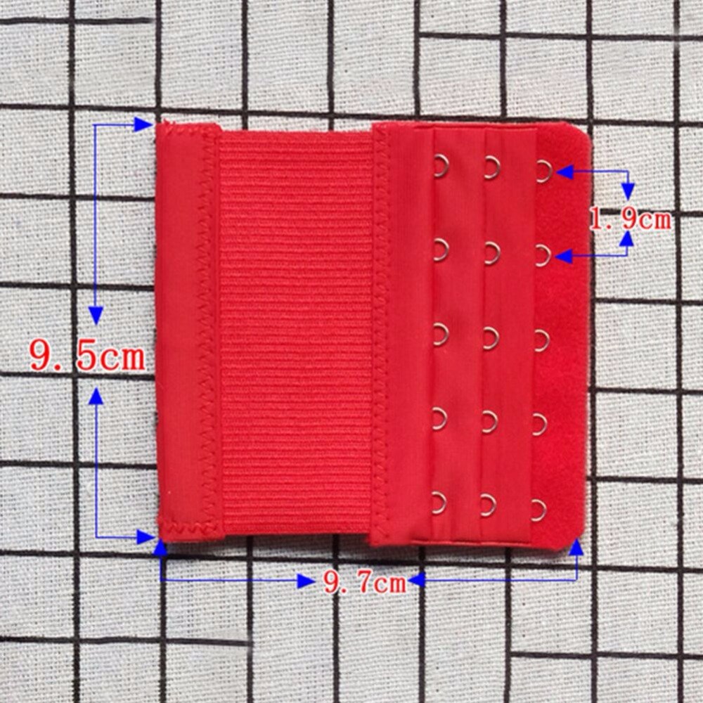 Women Bra Strap Extender 3 Rows 5 Hooks Bra Extenders Clasp Strap Sewing Tools Soutien Gorge Invisible Intimates Accessorie W3