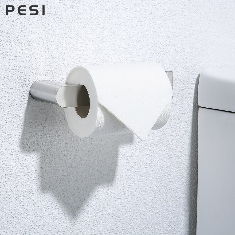 Roestvrijstalen Badkamer Hardware Set Geborsteld Staal Handdoekenrek Toiletpapier Houder Gewaad Haak Handdoekhaak Badkamer Accessoires