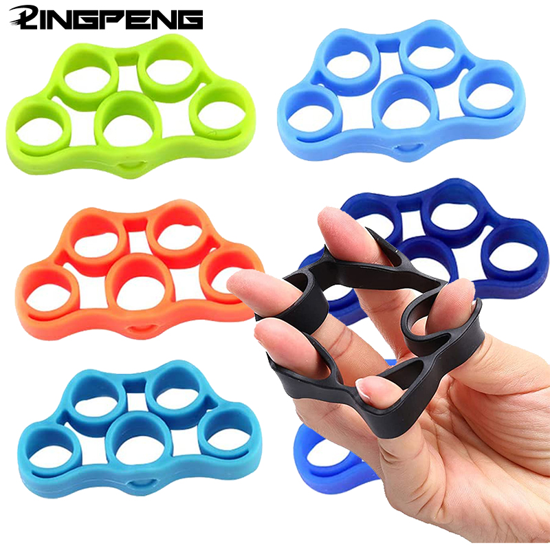 Finger Exercise Silicone Grip Device Stretcher Arthritis Hand Grip Trainer Strengthen Rehabilitation Training To Relieve Pain