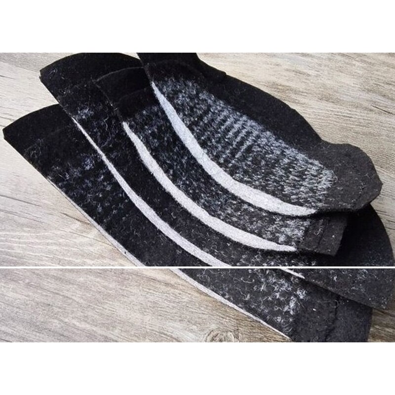 5 paar/partij 10*25/9*18cm dikke katoenen zwarte schoudervullingen gewatteerde schoudervullingen voor een windjack in 1.2cm winter en herfst 1810