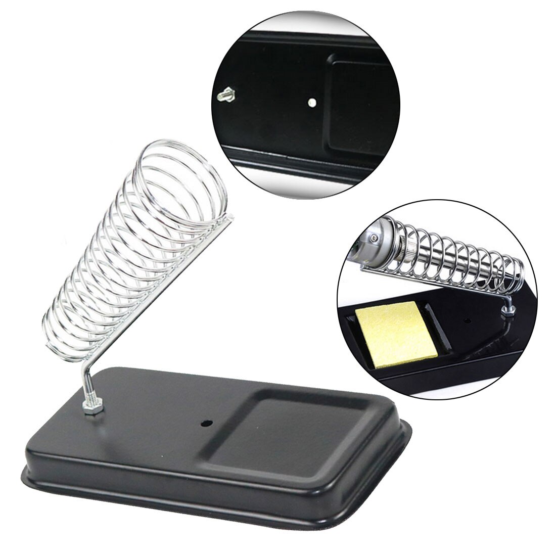 High Temperature Resistance Soldering Iron Stand Holder Electric Soldering Irons Base Station