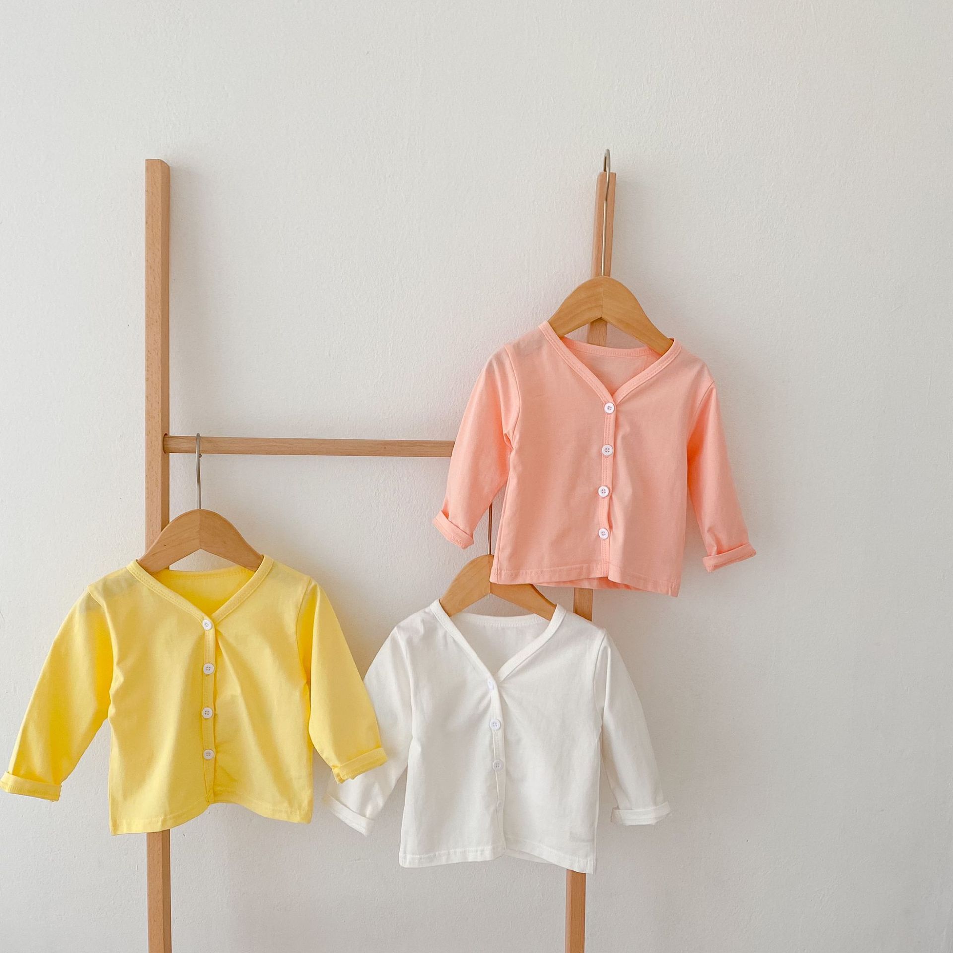 Koreaanse Zomer Kinderen Zon Baby Uitloper Jas Jongens En Meisjes Mooie Lange Mouwen Airconditioning Voor 0-36M