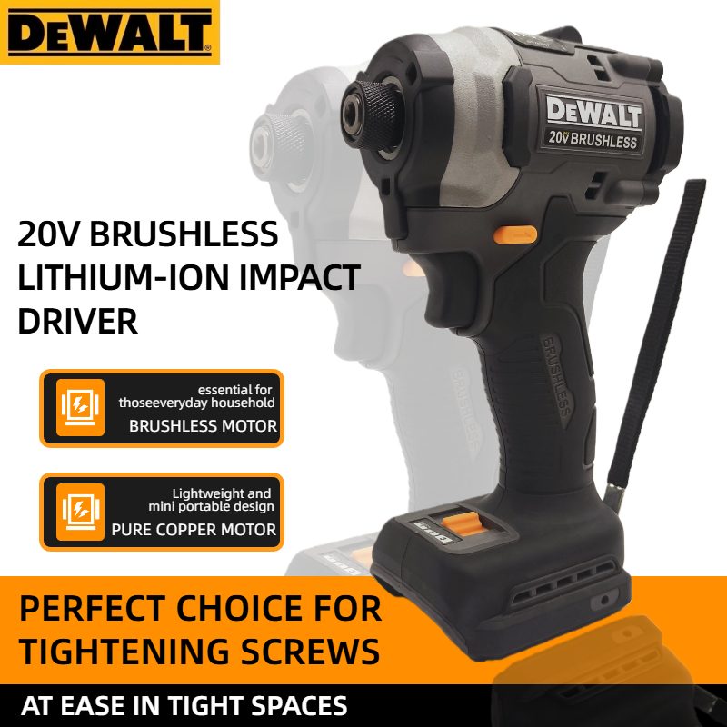 DEWALT DCF85M Impact Driver Electric Driver 20V Brushless Cordless 3800RPM screwdrivers High Torque tools Power Tools NO battery