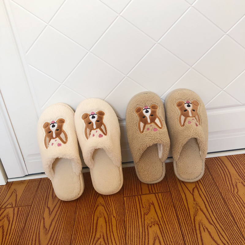 Pluszowy placki kapcie kobiety mężczyźni domowe kapcie słodkie zwierzę ciepłe miękkie wygodne białe pantofel damski panie kapcie robić domu zima