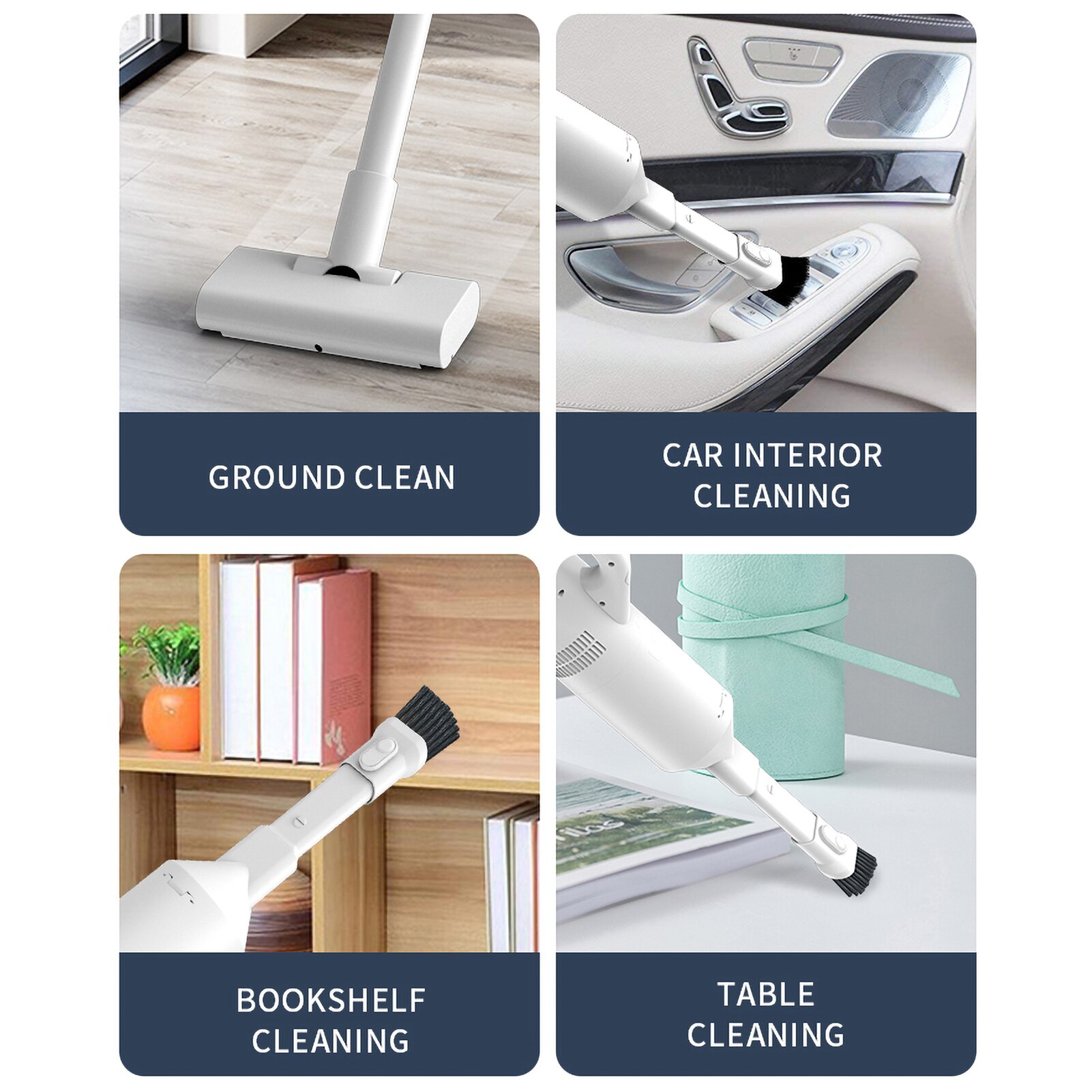 Handheld Vacuum Cleaner Small Compact Vacuum Cleaner Smart Rechargable Cordless Clean Lightweight Powerful Suction Long Runtimes