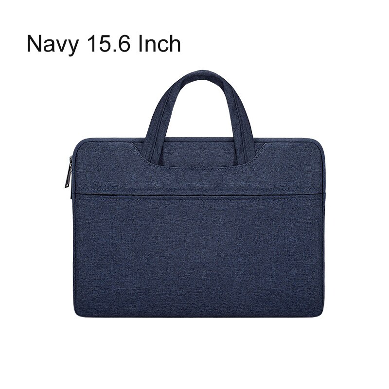 Women Men Bag Laptop Handbag Travel Bussiness Male Briefcase 13.3 14.1 15.6 Inch Notebook Bag For Macbook Air Pro PC Sleeve Case: Navy 15.6 Inch