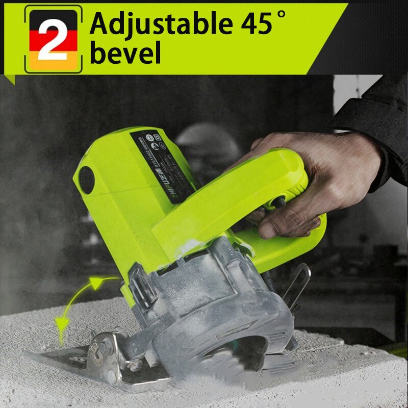 Z1E-TF-110 cutting machine multi-function handheld, 45 degree tile toothless chainsaw metal tile cutting machine