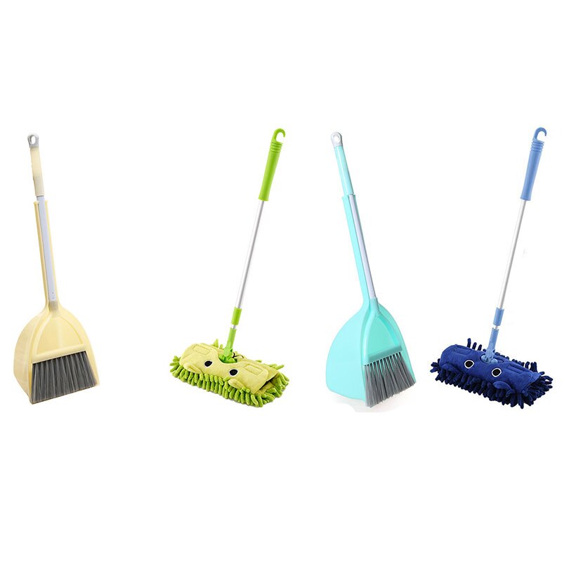 2Set Kinderen Cleaning Kinderen Housekeeping Cleaning Kit Groen, Tender Geel & Groen, Licht Groen, blauw