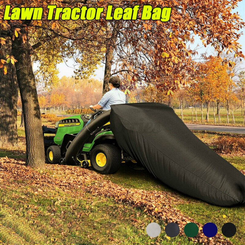 Lawn Tractor Riding Mower Leaf Storage Bag Garbage Cleaning Bag Leaf Cleaning Foldable Garden Storage Pouch