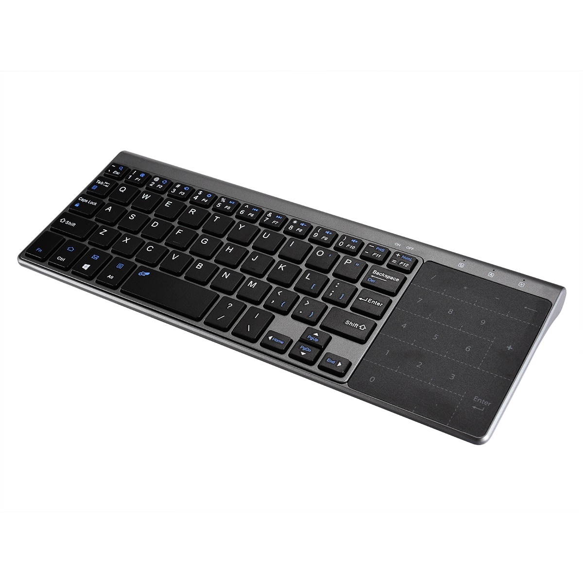 Mayitr 1PC Computer PC Wireless Touch Keyboard Remote Keypad With Touchpad For Smart TVs YR External Connecting Device