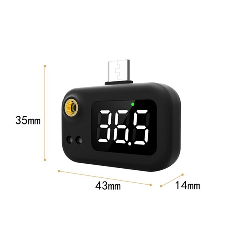Thermomètre médical de téléphone Portable pour mesurer la température du corps, mesure de température Portable pour Iphone 12