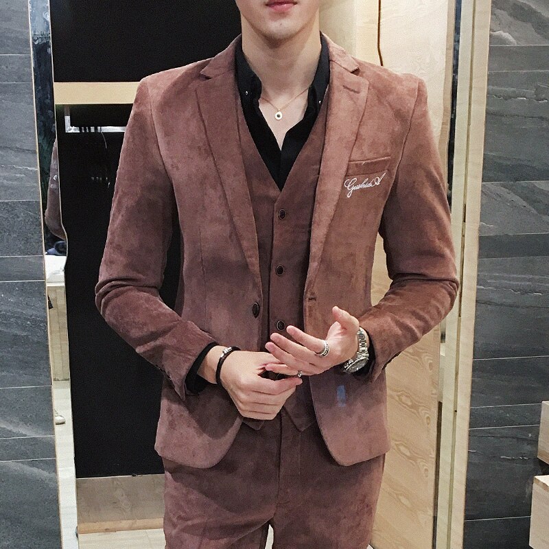 Business Casual Blazers Male Formal Jacket Popular Dress Suit Slim Fit Coat