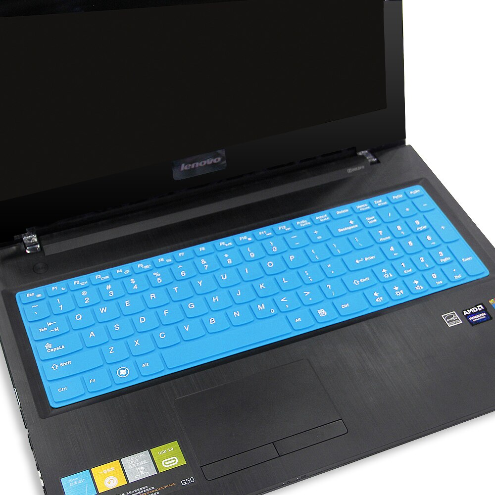 Für Lenovo G580 Z580 V580 G580A V580A V580 V580C Z580A G585 G585A IDEAPAD Z585 Z585A 15,6 Silikon Tastatur Abdeckung Schutz haut: alle bluw