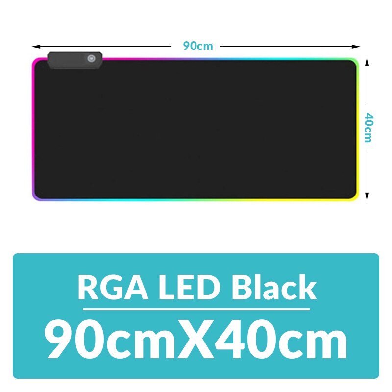 DATA FROG Gaming Mouse Pad Computer Gamer Big Mouse Mat Anti-slip Keyboard Mousepad Mats For PC Laptop Desk Resting Surface Mat: 90x40 yg