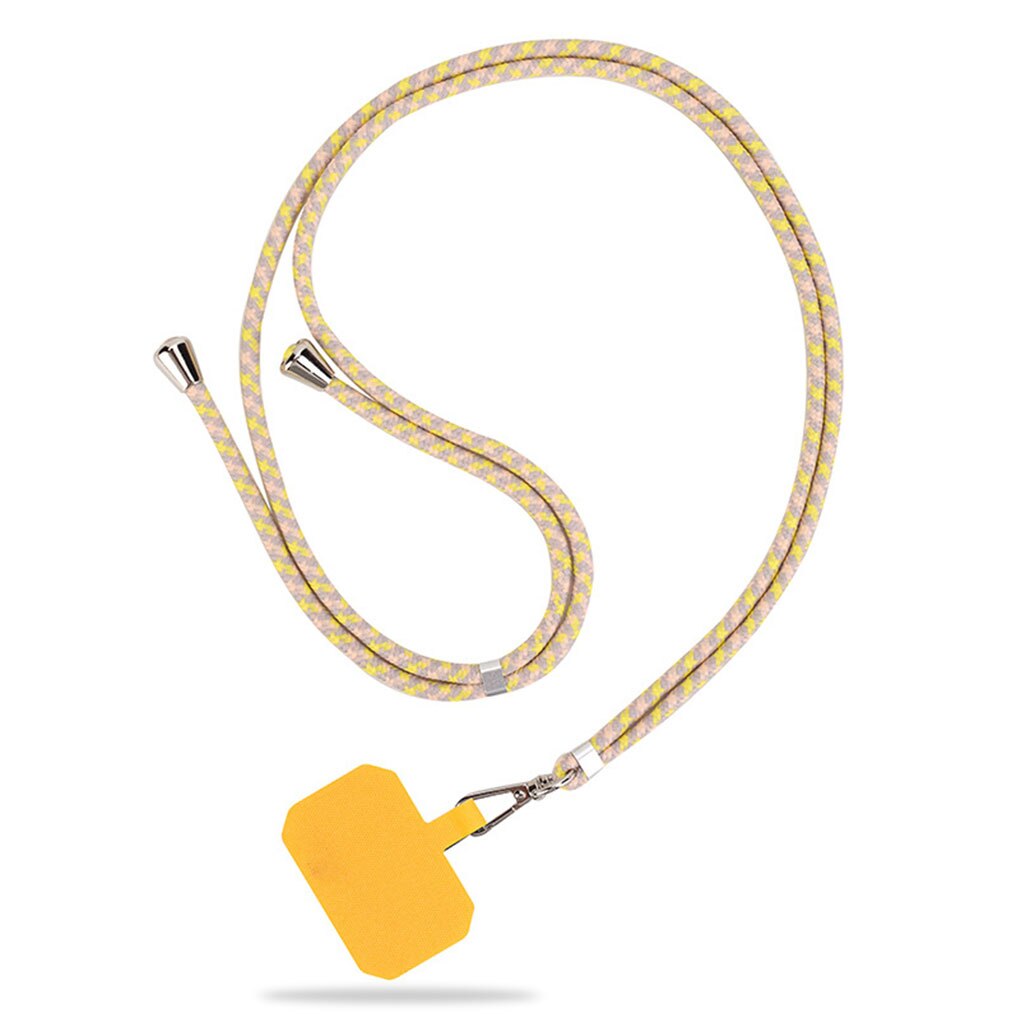 Universele Crossbody Patch Telefoon Lanyards Mobiele Telefoon Strap Lanyard Nylon Zachte Touw Mobiele Telefoon Opknoping Cord Holder: 8