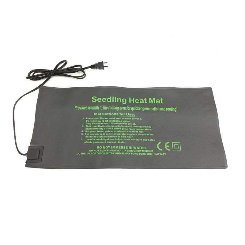 Propagator Heat Mat Seed Starting Plant Heating Pad Hydroponic Heating Pad Waterproof Mat Warmer Bed Mat Seedling Heat Mat